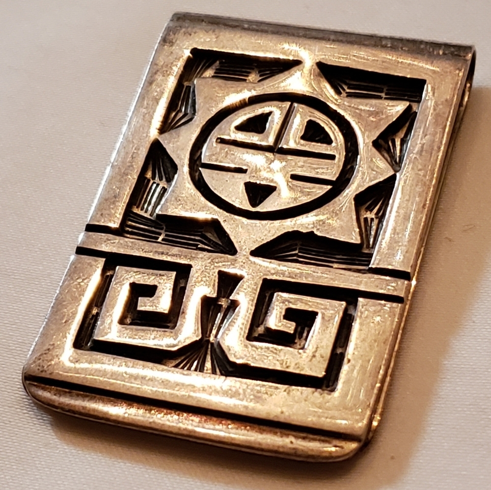 Mexican Sterling Silver Money Clip.